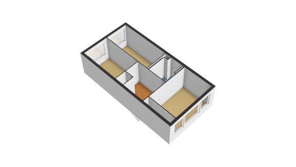 Floorplan - Blokmakersstraat 103, 3025 NC Rotterdam